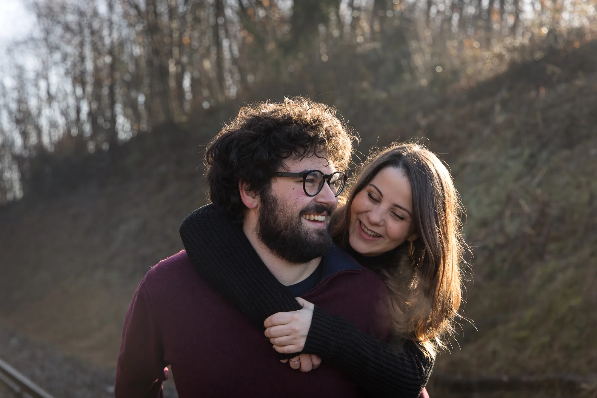 Prematrimonio di Micaela e Mattia nei boschi di Cantù